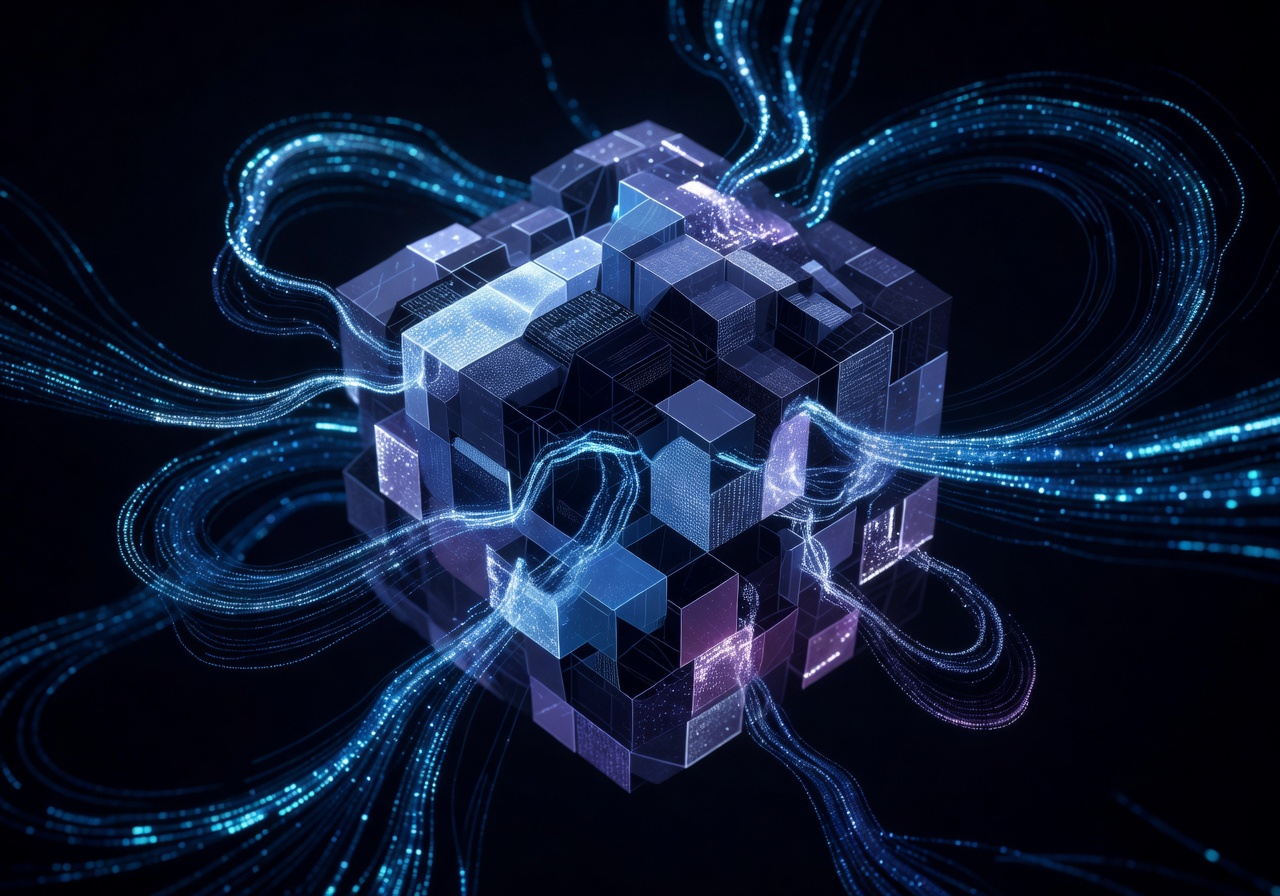Cyber security technology abstract representing terms and conditions